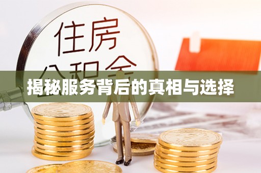 甘谷揭秘服务背后的真相与选择