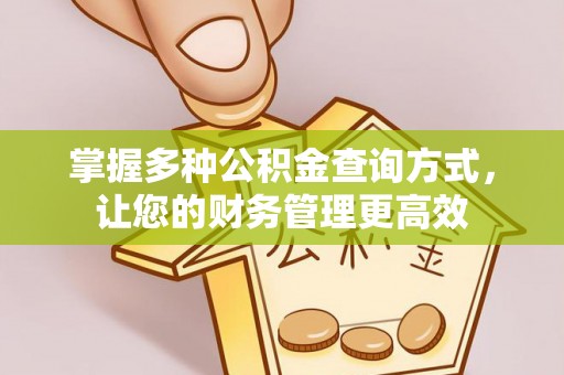 甘谷掌握多种公积金查询方式，让您的财务管理更高效