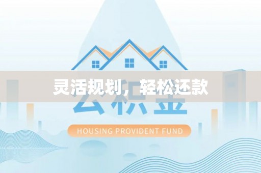 甘谷灵活规划，轻松还款