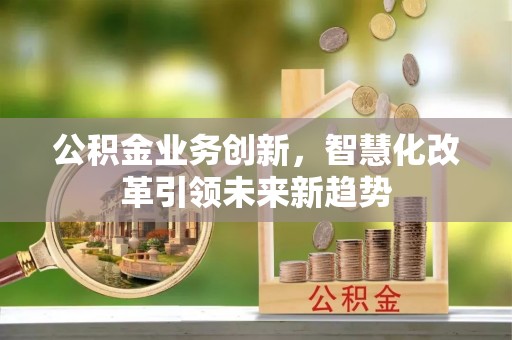 甘谷公积金业务创新，智慧化改革引领未来新趋势