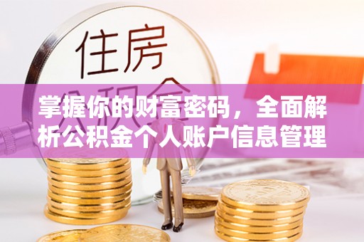 甘谷掌握你的财富密码，全面解析公积金个人账户信息管理与优化