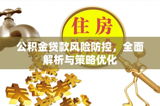 甘谷公积金贷款风险防控，全面解析与策略优化