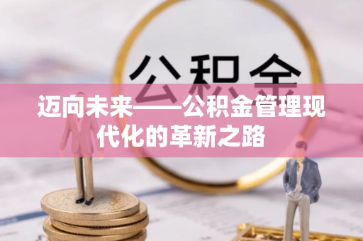 甘谷迈向未来——公积金管理现代化的革新之路